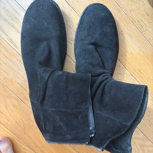 MOMA ITALY Suede zip boots SZ 45 main image 5